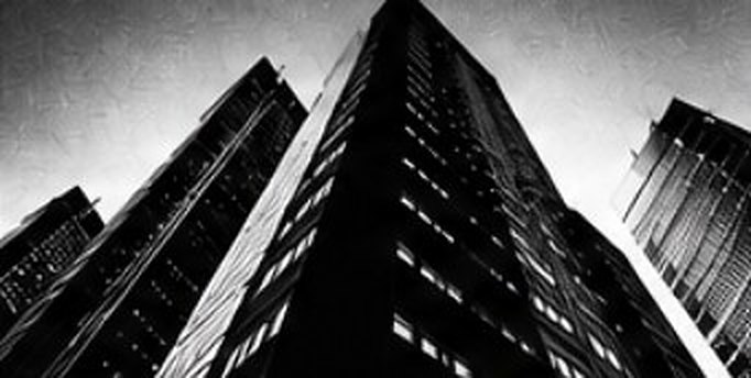Skyscrapers from below