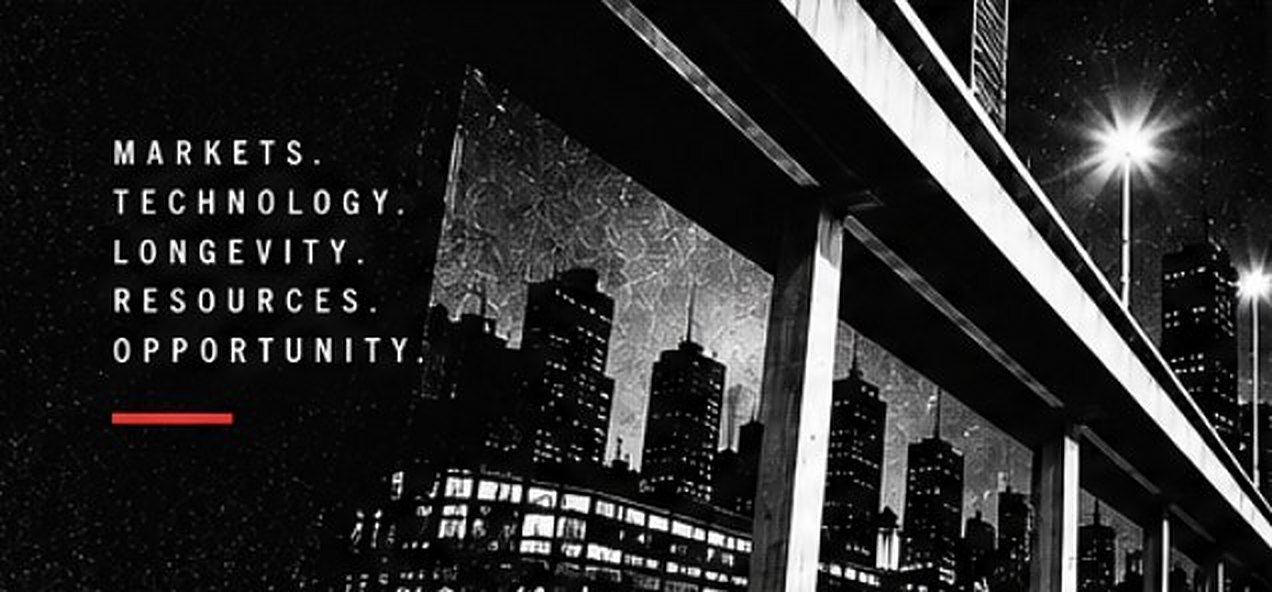 Markets. Technology. Longevity. Resources. Opportunity.